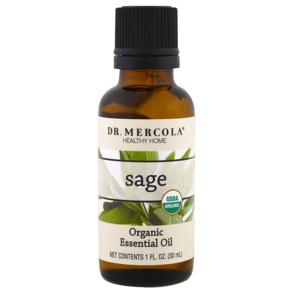 Dr. Mercola, Essential Oil, Sage, 1 oz (30 ml)