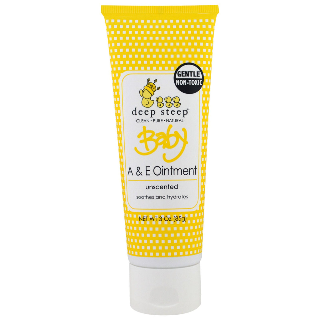 Deep Steep, ungüento Baby A & E, sin perfume, 3 oz (85 g)