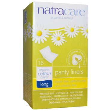 Natracare,  & Natural Panty Liners, Long, 16 Liners