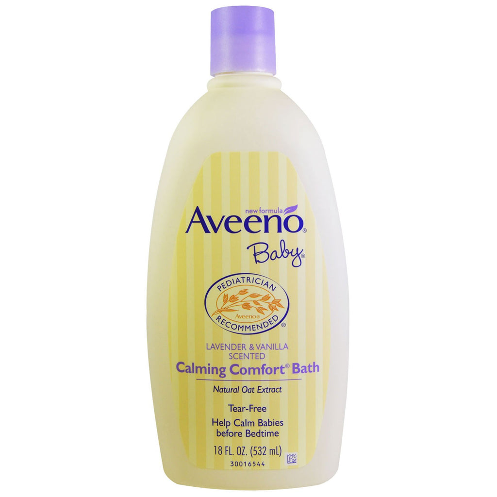 Aveeno Baby Calming Comfort Bath Lavender & Vanilla 18 fl oz (532 ml)
