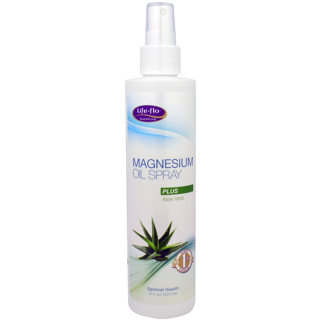 Life Flo Health, Life-Flor, Magnesium Oil Spray, Plus Aloe Vera, 8 fl oz (237 ml)