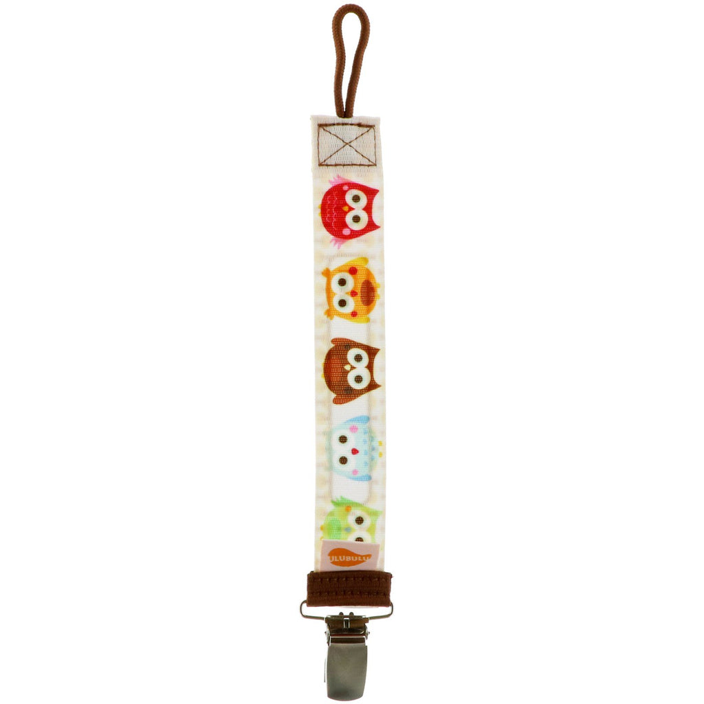 Ulubulu, Universal Pacifier Clip, Owl, 1 Piece