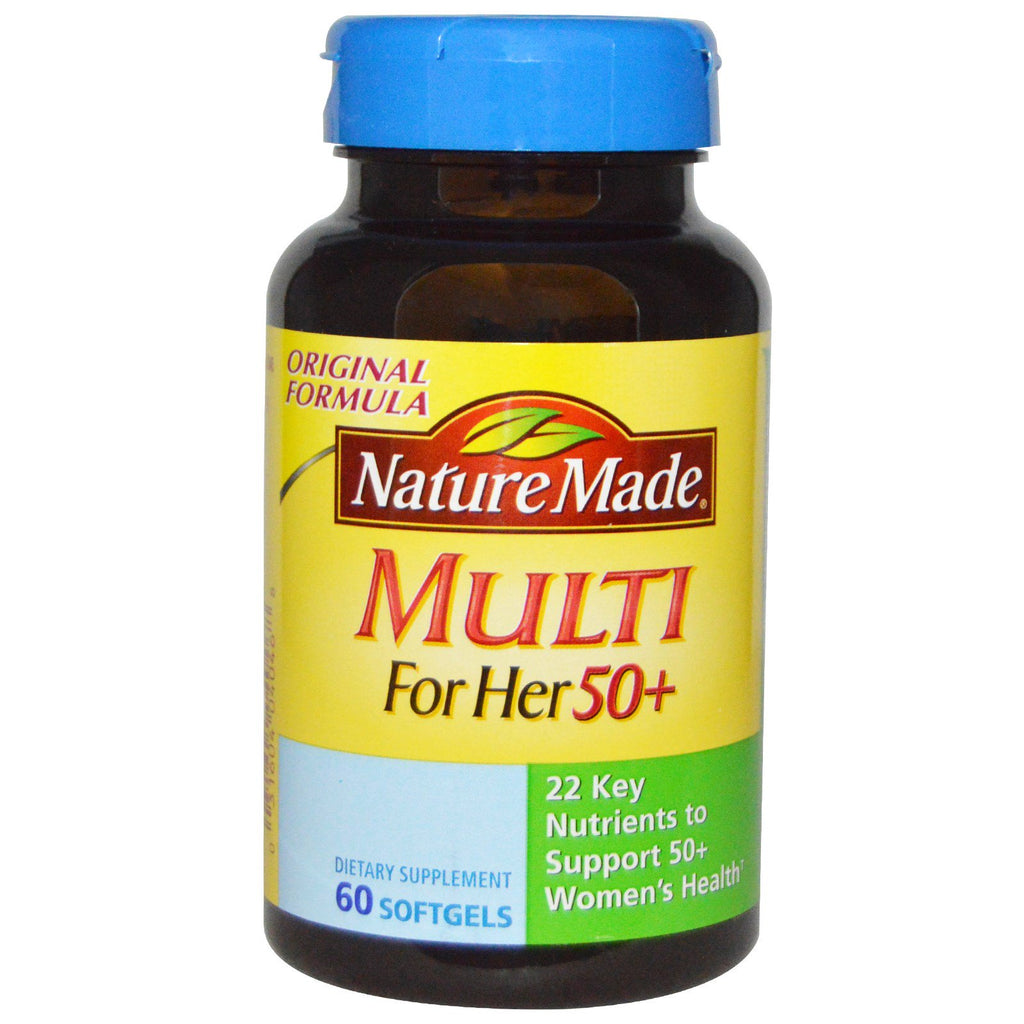 Nature Made, Multi for Her 50+, 60 Softgels