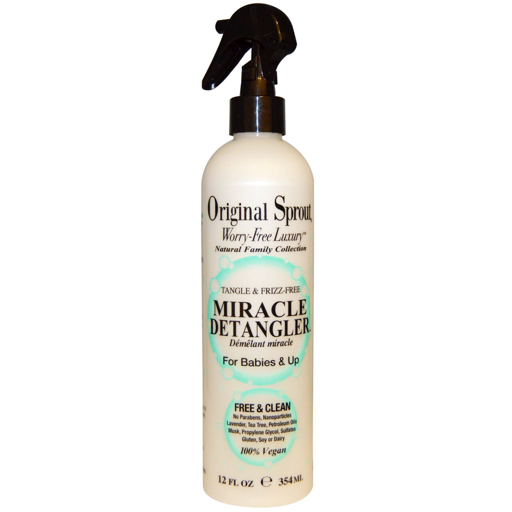 Original Sprout Inc, Miracle Detangler, For Babies & Up, 12 fl oz (354 ml)