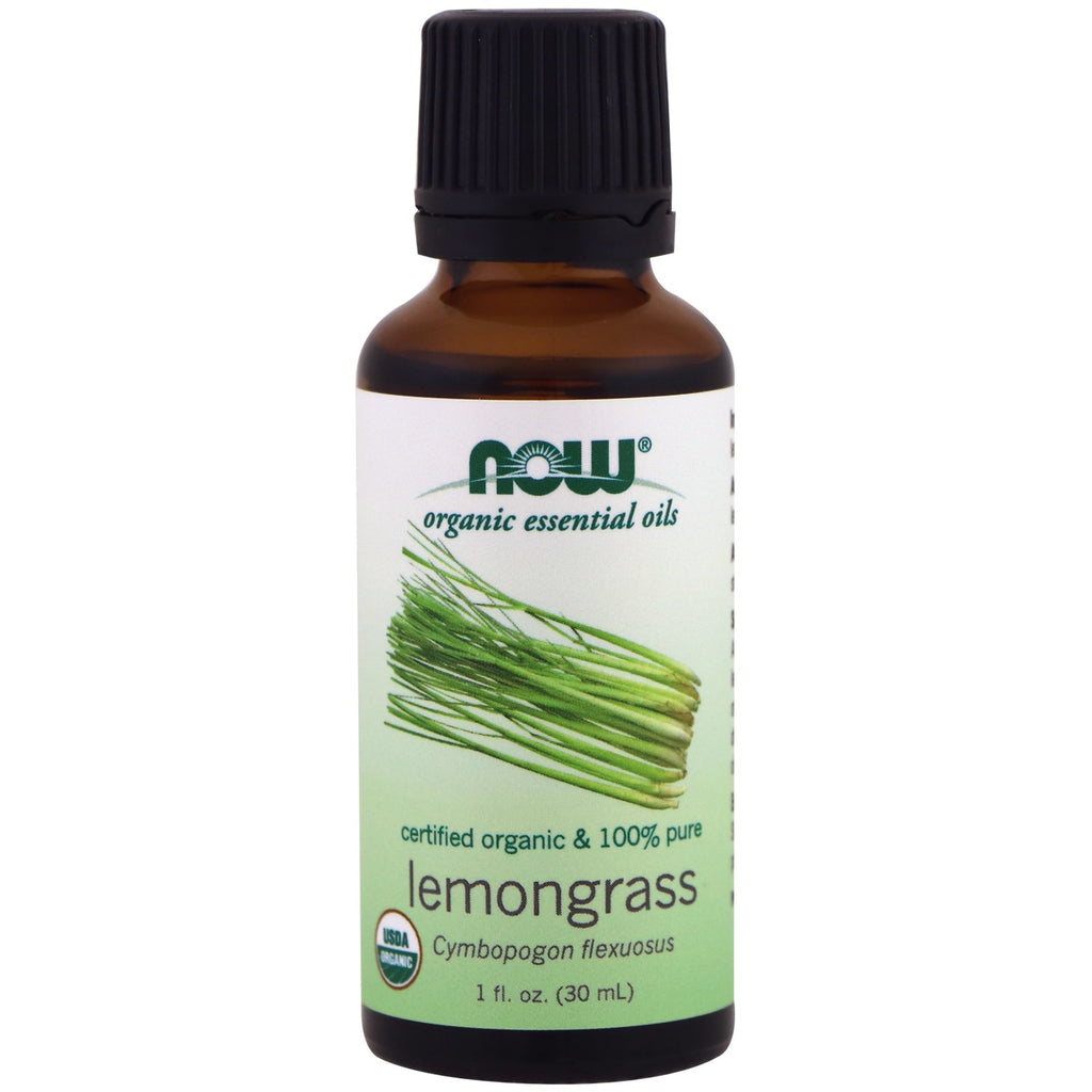 Now Foods, Essential Oils, Lemongrass, 1 fl oz (30 ml)