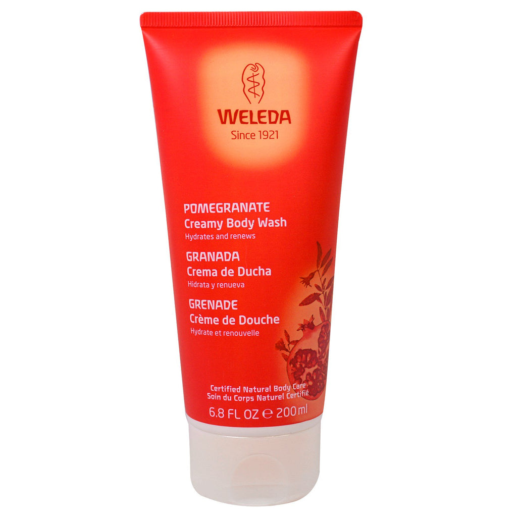 Weleda, Pomegranate Creamy Body Wash, 6.8 fl oz (200 ml)