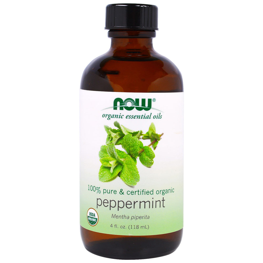 Now Foods, Essential Oils, Peppermint, 4 fl oz (118 ml)