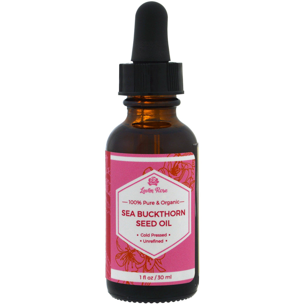 Leven Rose, 100% Pure & Sea Buckthorn Seed Oil, 1 fl oz (30 ml)
