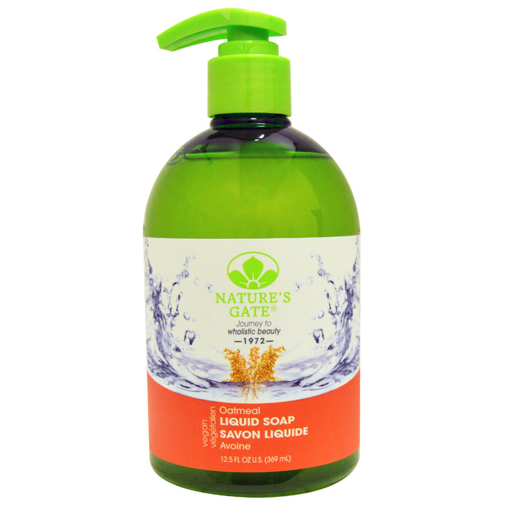 Nature's Gate, Liquid Soap, Oatmeal, 12.5 fl oz (369 ml)