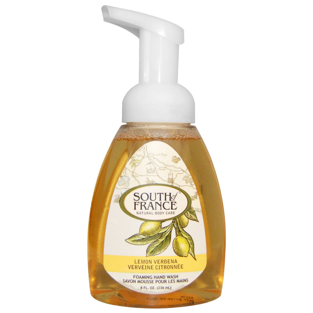 South of France, Foaming Hand Wash, Lemon Verbena, 8 fl oz (236 ml)