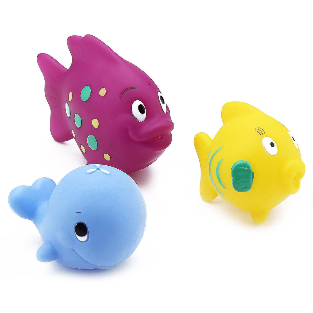 Nuby, Fun Fish Squirters, 6+m, 3 Pack