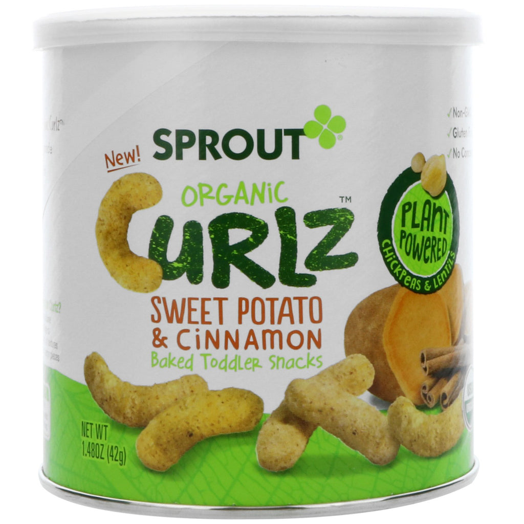 Sprout Curlz Sweet Potato & Cinnamon 1.48 oz (42 g)
