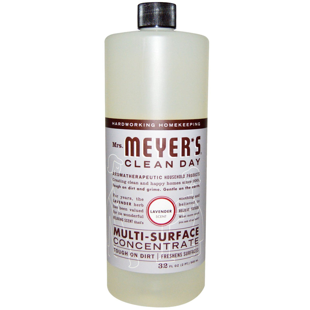 MRS. MEYER'S CLEAN DAY CLEAN DAY Limpiador diario multisuperficie, edición  limitada, aroma lila, elimina la suciedad y refresca las superficies