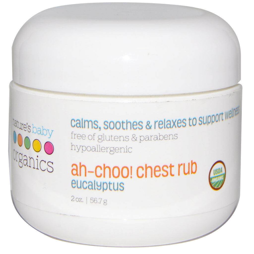 Nature's Baby s, Ah-Choo! Chest Rub, Eucalyptus, 2 oz (56.7 g)