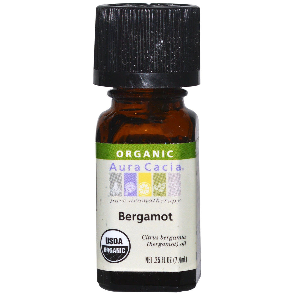Aura Cacia, , Bergamot, 0.25 fl oz (7.4 ml)