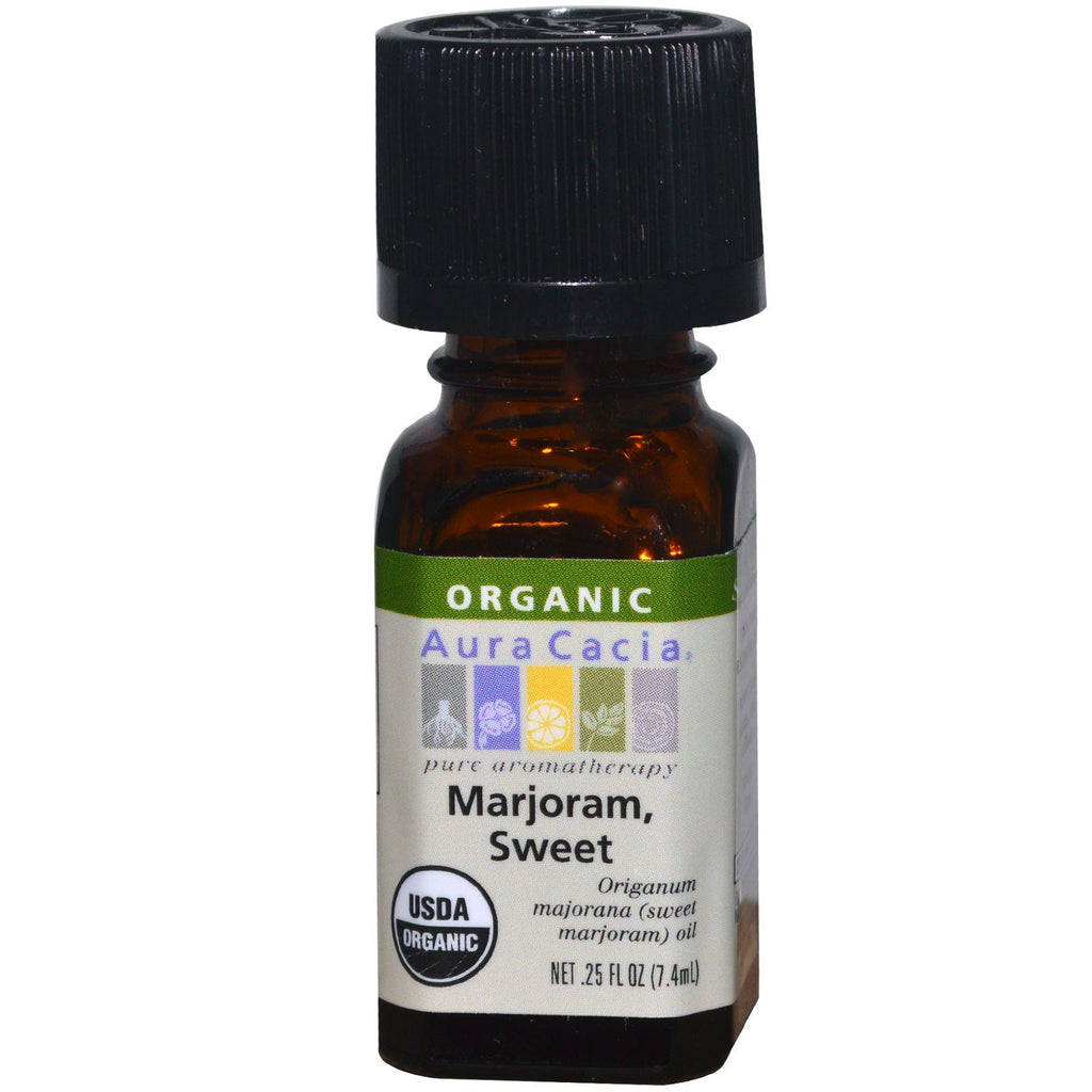 Aura Cacia, , Marjoram, Sweet, 0.25 fl oz (7.4 ml)