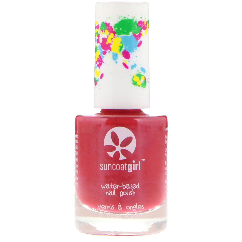 Suncoat Girl Water-Based Nail Polish Strawberry Delight 0.3 oz (9 ml)