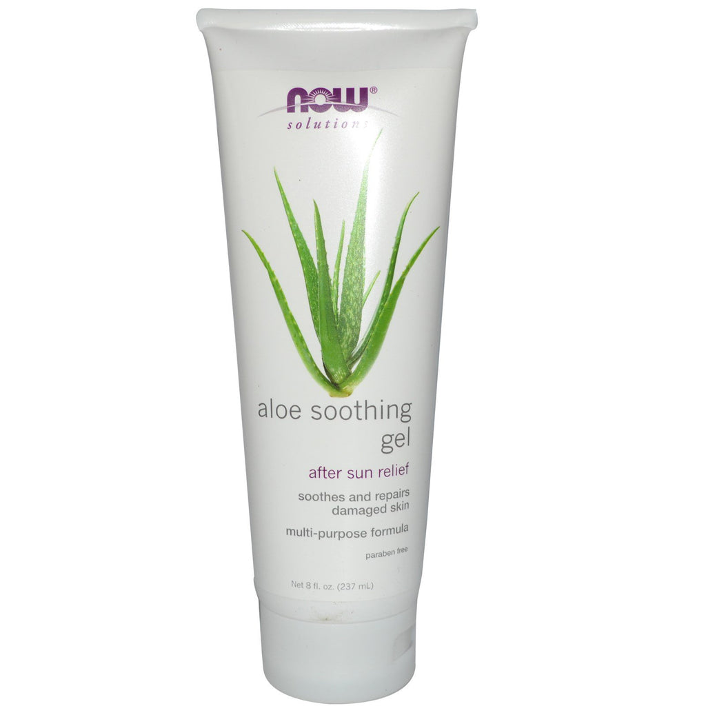 Now Foods, Solutions, Aloe Soothing Gel, 8 fl oz (237 ml)