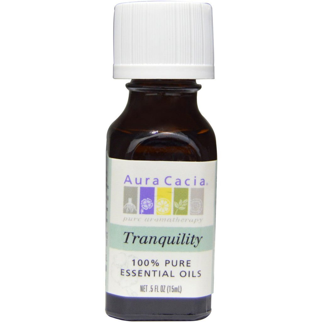 Aura Cacia, 100% Pure Essential Oils, Tranquility, .5 fl oz (15 ml)