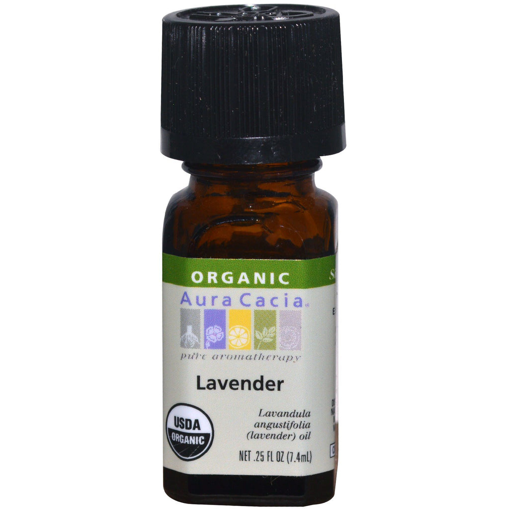 Aura Cacia, , Lavender, .25 fl oz (7.4 ml)