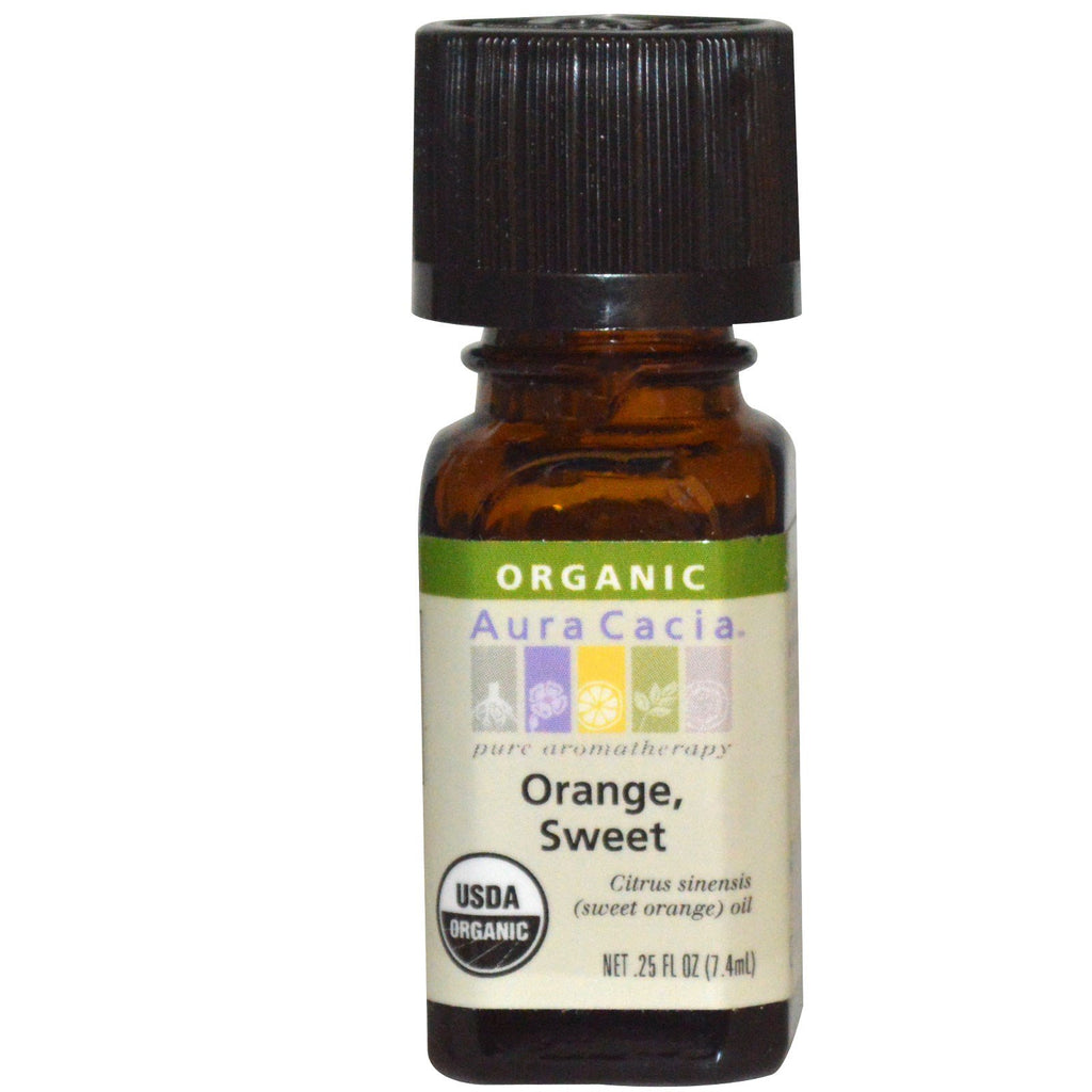 Aura Cacia, , Orange, Sweet, .25 fl oz (7.4 ml)