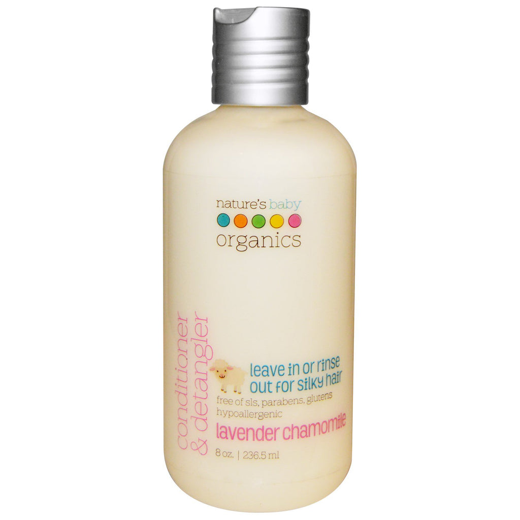 Nature's Baby s, Conditioner & Detangler, Lavender Chamomile, 8 oz (236.5 ml)