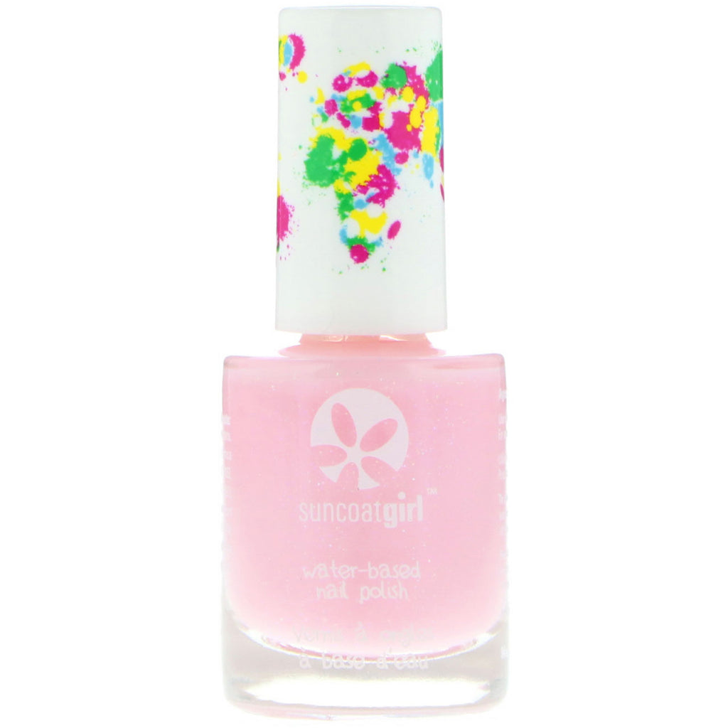 Suncoat Girl Water-Based Nail Polish Fairy Glitter 0.3 oz (9 ml)