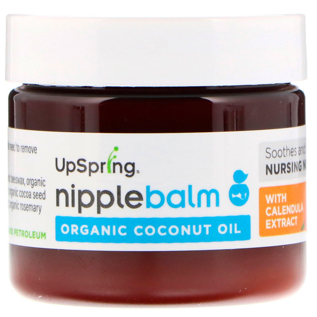 UpSpring, Nipplebalm, Coconut Oil, 1.5 fl oz (44 ml)