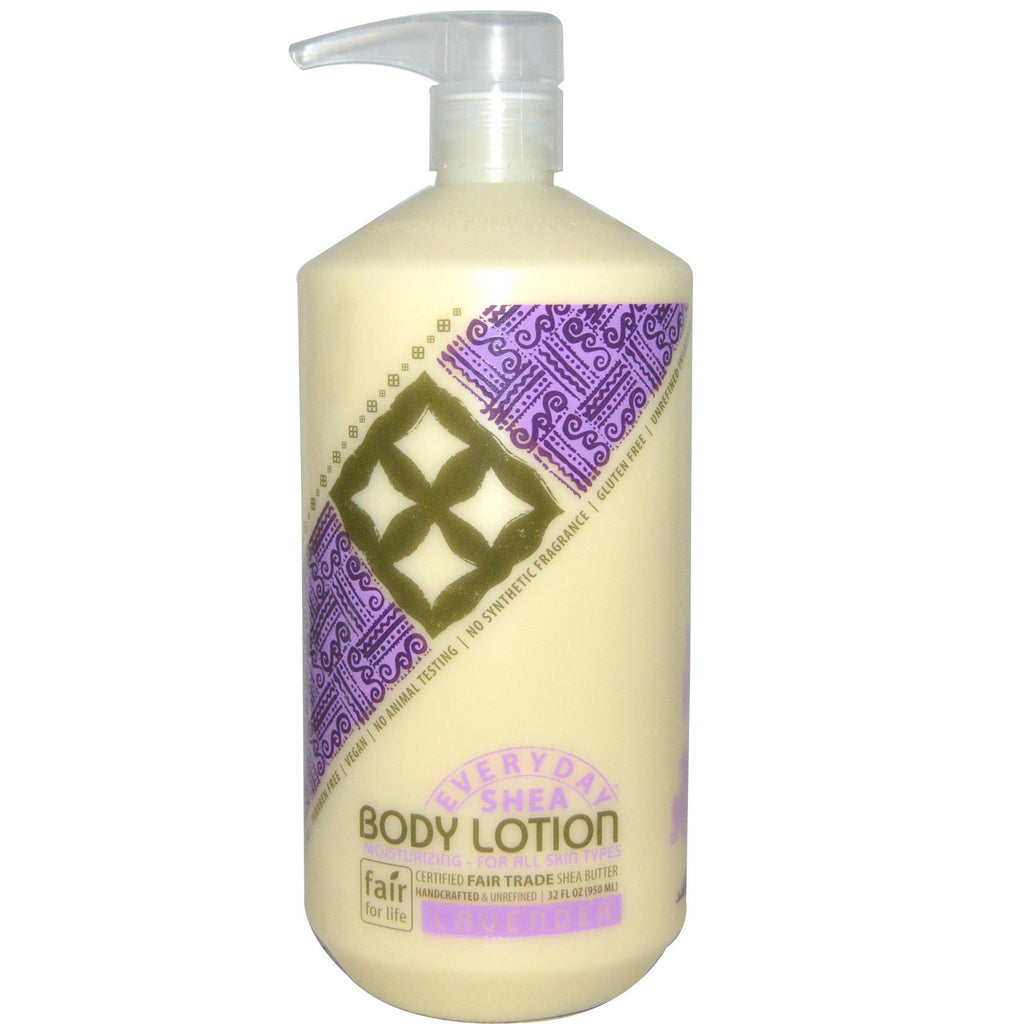 Everyday Shea, Body Lotion, Lavender, 32 fl oz (950 ml)