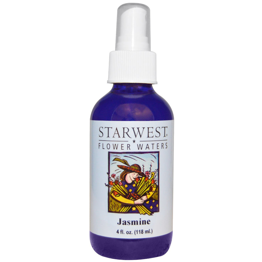 Starwest Botanicals, Flower Waters, Jasmine, 4 fl oz (118 ml)
