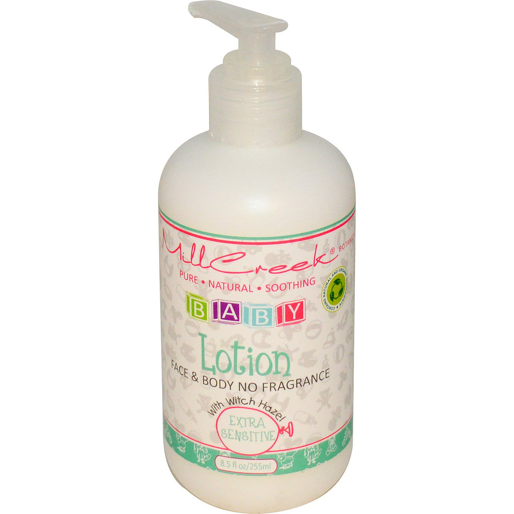 Mill Creek Baby Lotion with Witch Hazel Extra Sensitive 8.5 fl oz (255 ml)