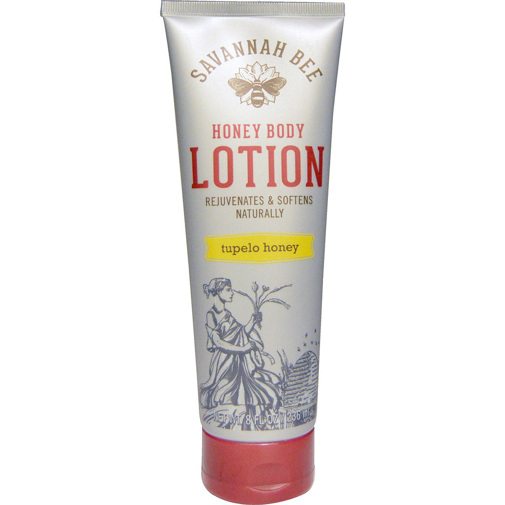 Savannah Bee Company Inc, Honey Body Lotion, Tupelo Honey, 8 fl oz (236 ml)