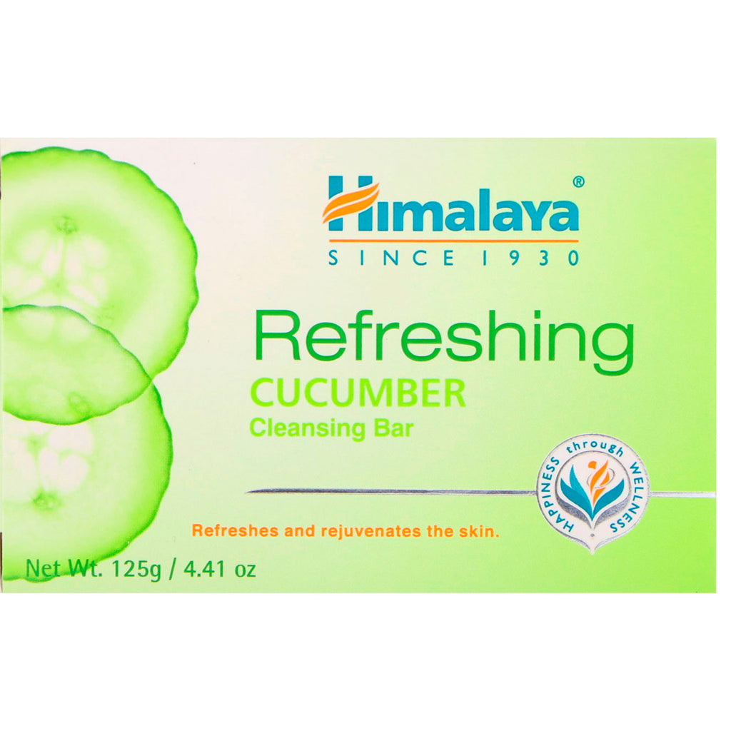 Himalaya, Barre nettoyante rafraîchissante, Concombre, 4,41 oz (125 g)