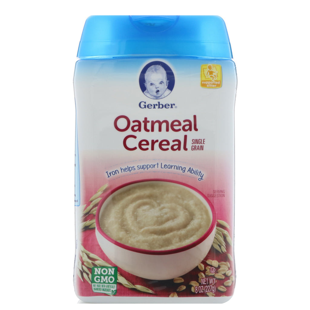 Gerber Oatmeal Cereal Single Grain 8 oz (227 g)