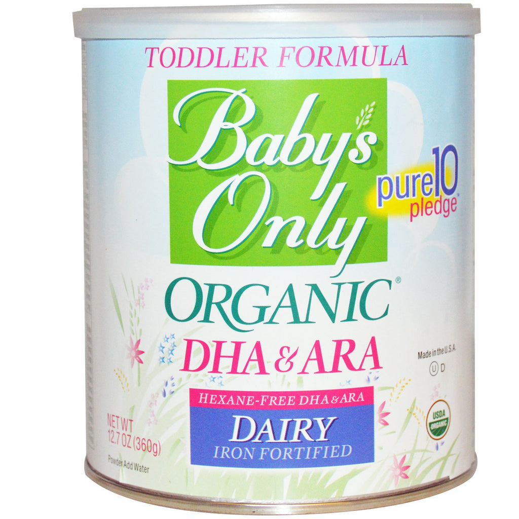 Nature's One, Toddler Formula, DHA & ARA, Dairy, Iron Fortified, 12.7 oz (360 g)