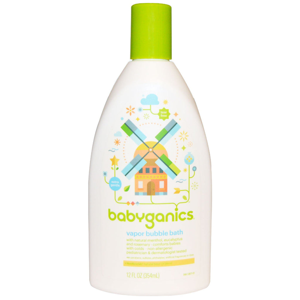 BabyGanics Vapor Bubble Bath 12 fl oz (354 ml)