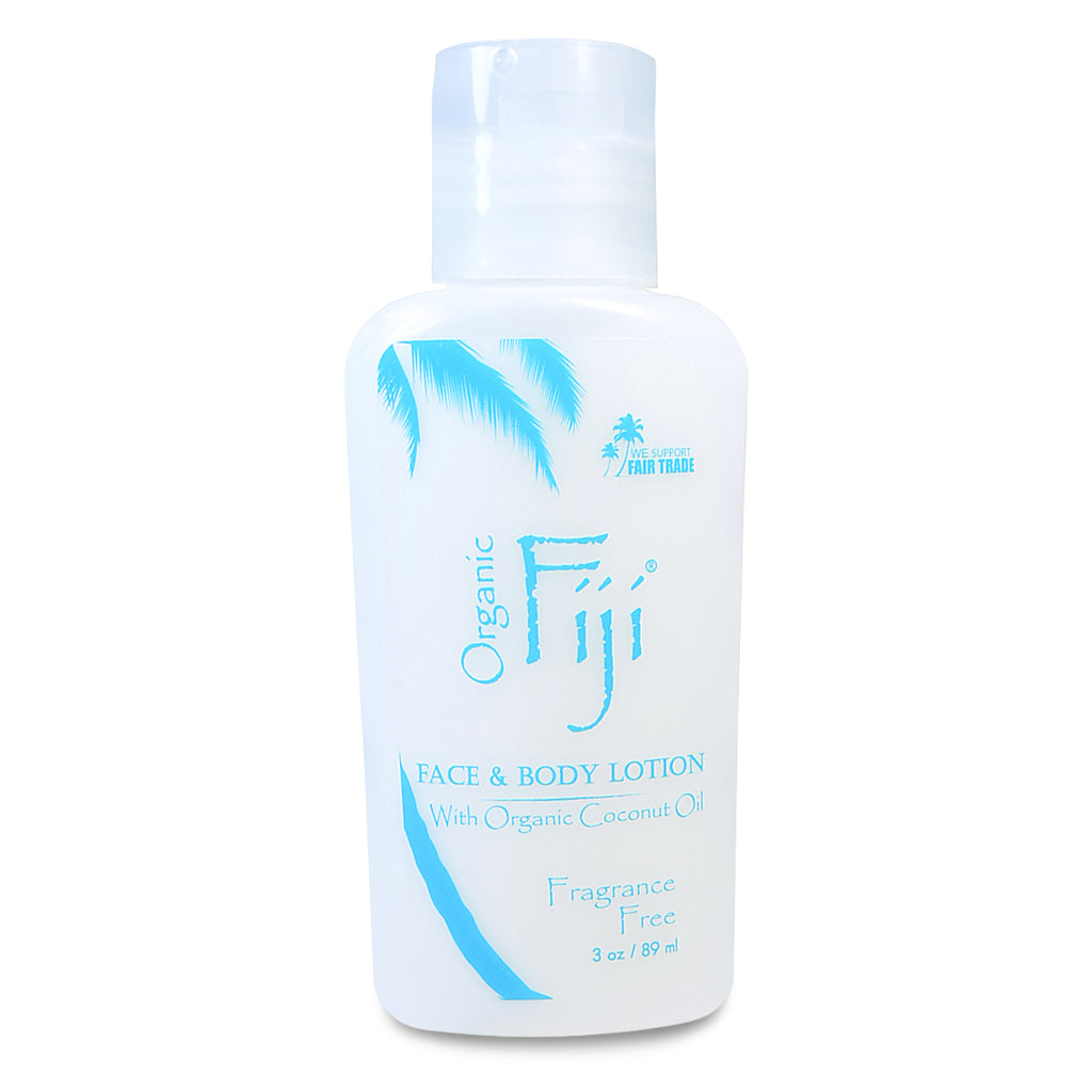 Fiji, Nourishing Lotion with Coconut Oil, Fragrance Free, 3 oz (89 ml)