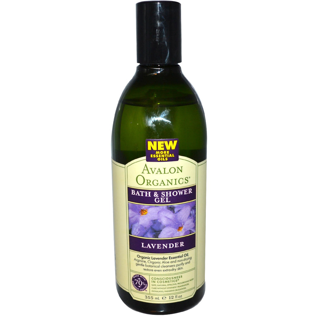 Avalon s, Bath & Shower Gel, Lavender, 12 fl oz (355 ml)
