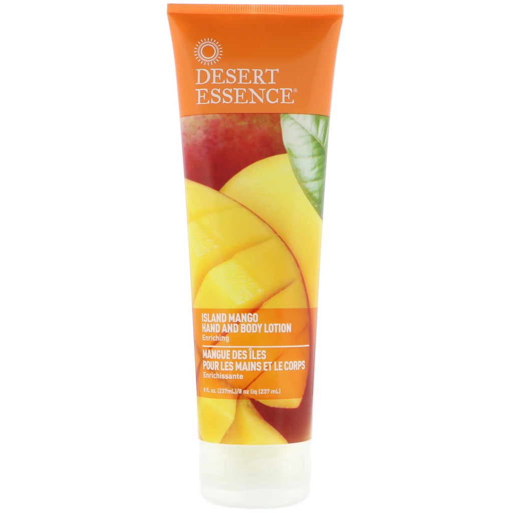 Desert Essence, Hand and Body Lotion, Island Mango, 8 fl oz (237 ml)