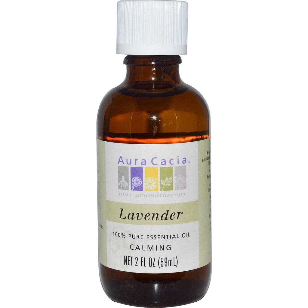 Aura Cacia, 100% Pure Essential Oil, Lavender, 2 fl oz (59 ml)
