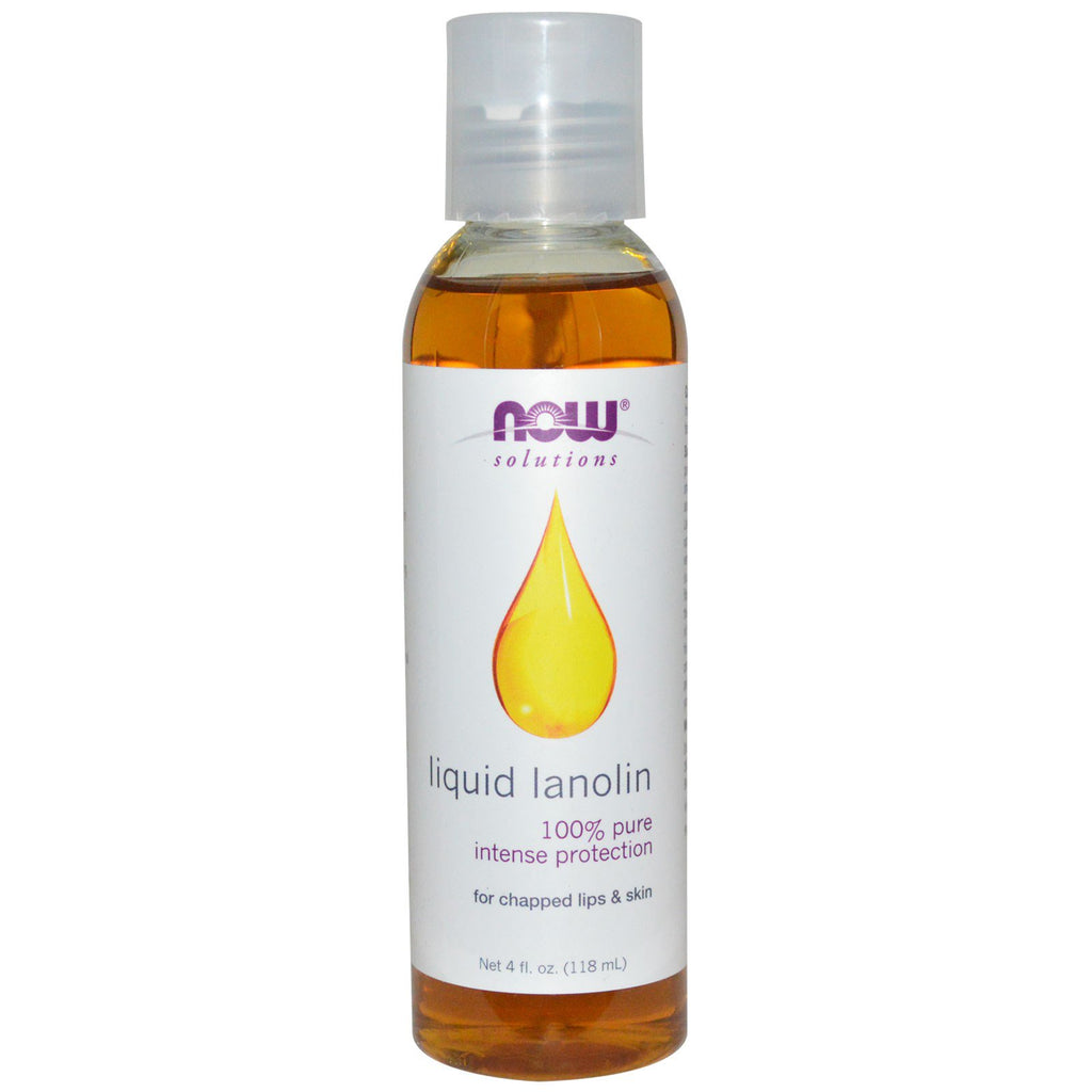 Now Foods, Solutions, Liquid Lanolin, 4 fl oz (118 ml)