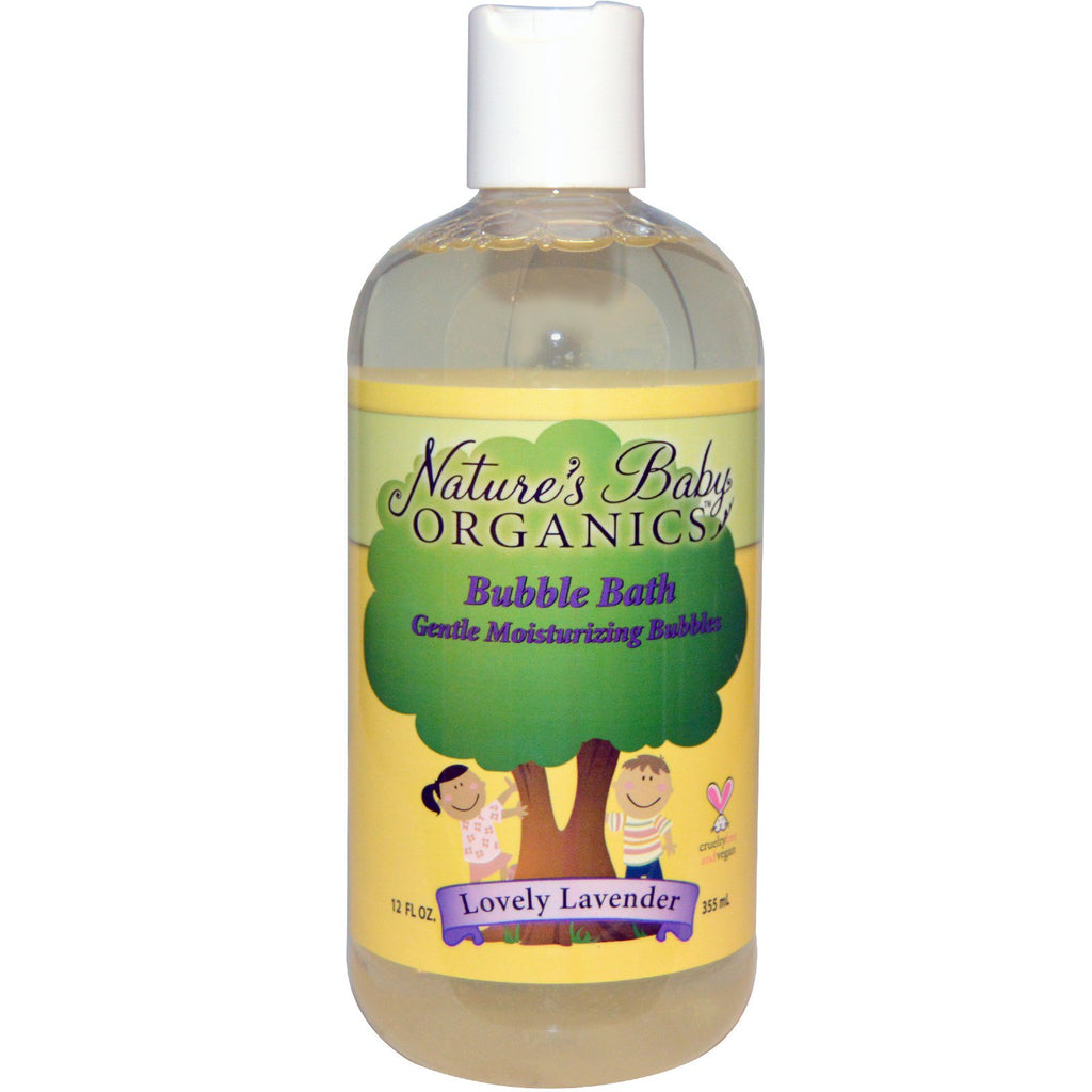 Nature's Baby s Bubble Bath Gentle Moisturizing Bubbles Lovely Lavender 12 fl oz (355 ml)