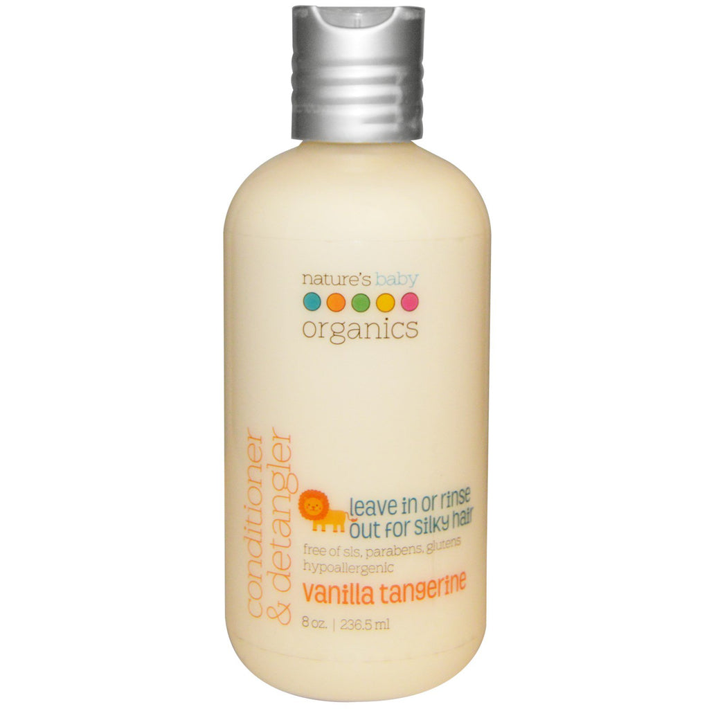 Nature's Baby s, Conditioner & Detangler, Vanilla Tangerine, 8 fl oz (236.5 ml)