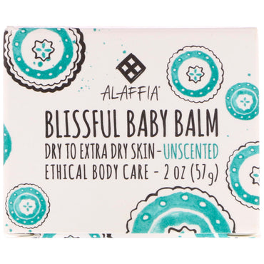 Alaffia, Blissful Baby Balm, Dry to Extra Dry Skin, Unscented, 2 oz (57 g)