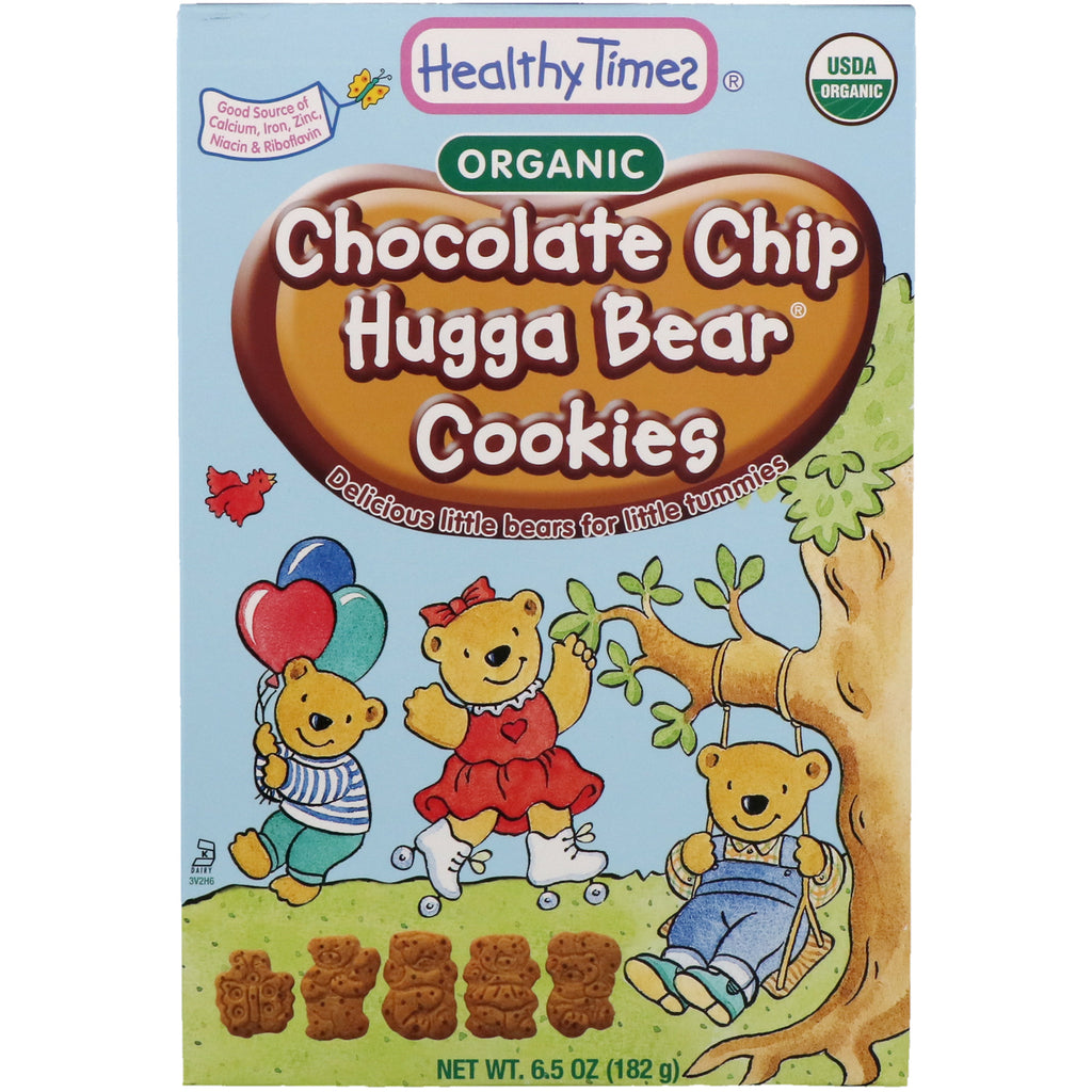 Healthy Times Hugga Bear Cookies Chocolate Chip 6.5 oz (182 g)