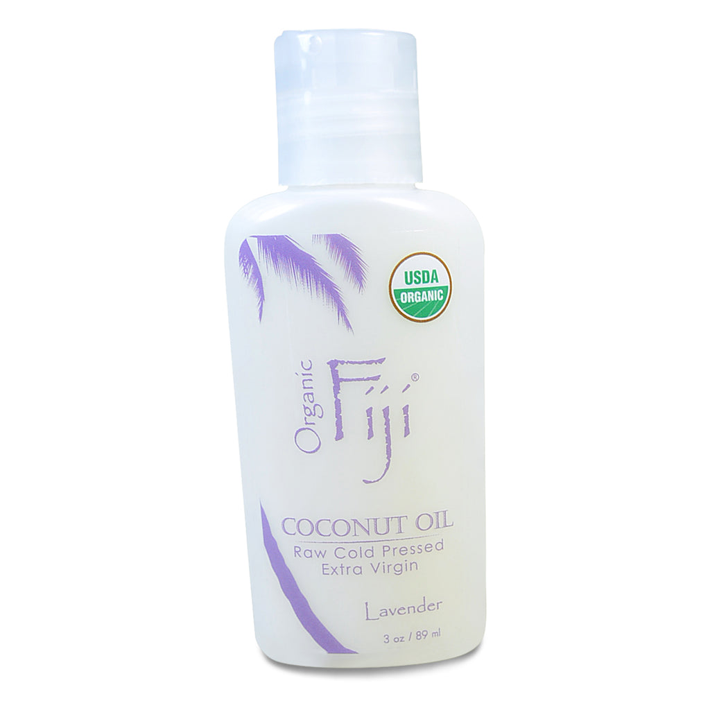 Fiji, Raw Oil, Cold Pressed Coconut Oil, Lavender, 3 oz (89 ml)