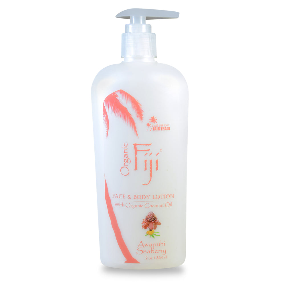 Fiji, Face and Body Lotion with Coconut Oil, Awapuhi Seaberry, 12 oz (354 ml)