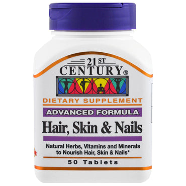 21st Century Hair Skin & Nails Advanced Formula 50 Tablets