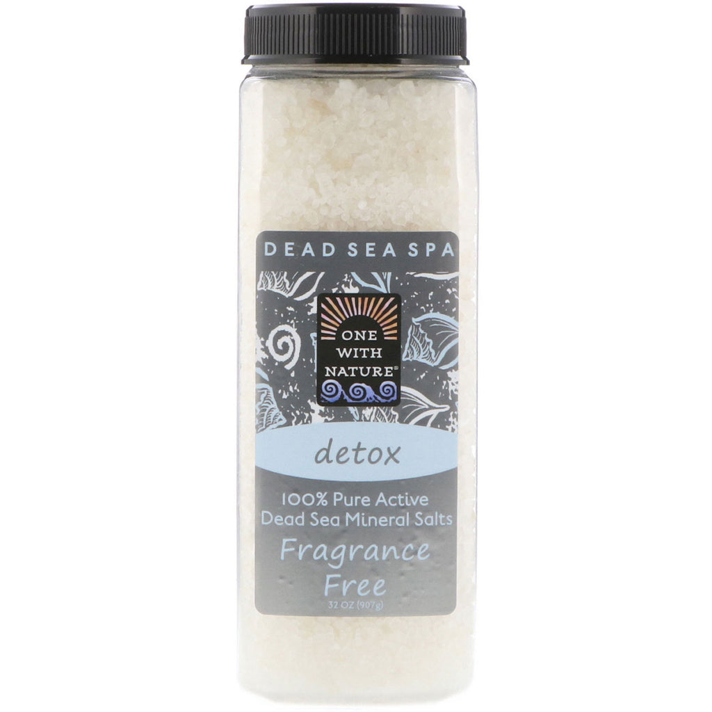 One with Nature, Dead Sea Mineral Salts, Fragrance Free, 32 oz (907 g)