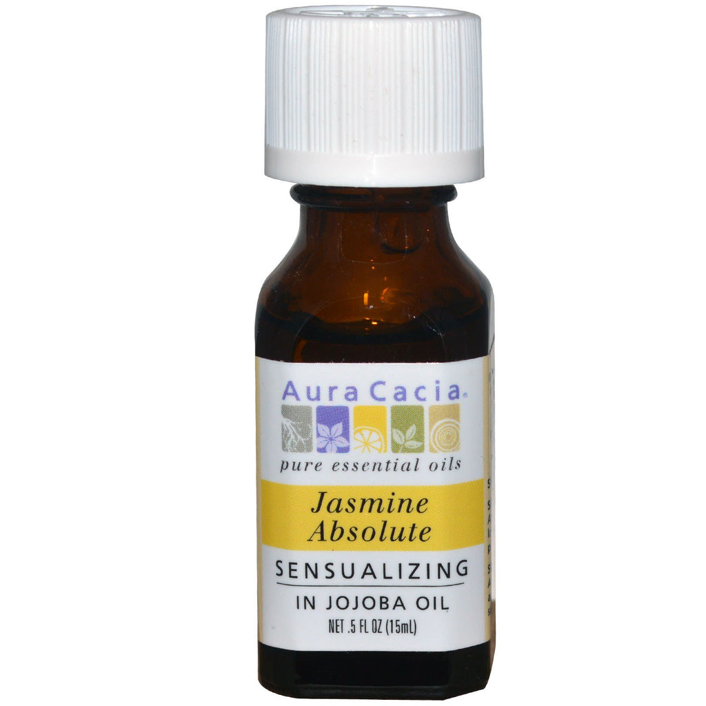 Aura Cacia, Jasmine Absolute, Sensualizing , .5 fl oz (15 ml)